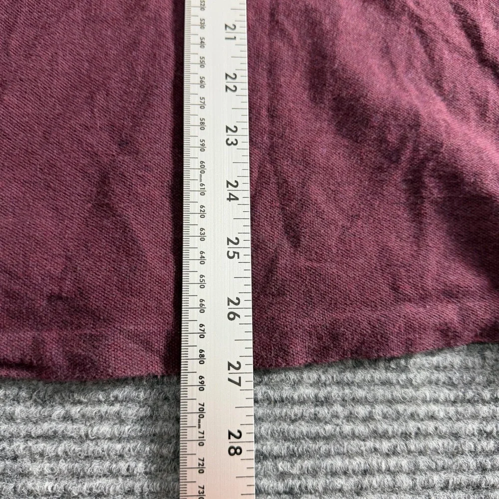 Polo Ralph Lauren Mens Custom Slim Fit Polo Shirt Burgundy Maroon Large L Pony